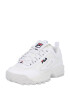 FILA Sneaker low 'DISRUPTOR' bleumarin / roșu / alb natural - Pled.ro