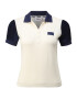 FILA Tricou bleumarin / alb natural - Pled.ro