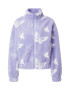 florence by mills exclusive for ABOUT YOU Jachetă fleece 'Lazy River' mov lavandă / alb murdar - Pled.ro