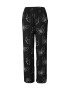 florence by mills exclusive for ABOUT YOU Pantaloni 'Sea Breeze' negru / alb - Pled.ro