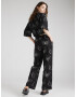 florence by mills exclusive for ABOUT YOU Pantaloni 'Sea Breeze' negru / alb - Pled.ro