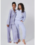 florence by mills exclusive for ABOUT YOU Pijama 'Lotti' lila / alb - Pled.ro