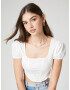 florence by mills exclusive for ABOUT YOU Top 'Date Night ' alb - Pled.ro