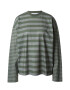 florence by mills exclusive for ABOUT YOU Tricou 'Blissful' gri / verde închis - Pled.ro