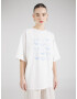 florence by mills exclusive for ABOUT YOU Tricou supradimensional 'Summer Rain' albastru deschis / alb - Pled.ro