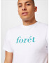 forét Tricou 'RESIN' albastru regal / alb - Pled.ro