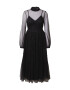 Forever Unique Rochie 'Midi' auriu / negru - Pled.ro