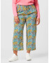 Fransa Curve Pantaloni albastru aqua / galben / roz / alb - Pled.ro