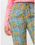 Fransa Curve Pantaloni albastru aqua / galben / roz / alb - Pled.ro