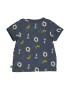 Fred's World by GREEN COTTON Tricou 'Animal' albastru noapte / galben / gri taupe / alb - Pled.ro