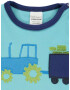 Fred's World by GREEN COTTON Tricou turcoaz / albastru ultramarin / albastru deschis / verde măr - Pled.ro