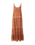 Free People Rochie de vară maro caramel / roz pastel - Pled.ro