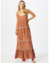 Free People Rochie de vară maro caramel / roz pastel - Pled.ro