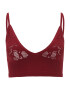 Free People Sutien roșu bordeaux - Pled.ro