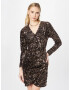 Freequent Rochie 'EVALY' bronz / negru - Pled.ro