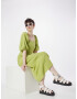 FRNCH PARIS Rochie 'CELINE' verde stuf - Pled.ro