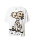 Frogbox Tricou supradimensional 'Snoopy Leo' bej / negru / alb - Pled.ro