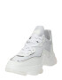 FURLA Sneaker low 'WONDER' gri argintiu / argintiu / alb murdar - Pled.ro