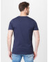 FYNCH-HATTON Tricou bleumarin / albastru deschis - Pled.ro