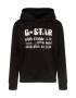 G-Star RAW Bluză de molton negru / alb - Pled.ro