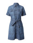 G-Star RAW Rochie tip bluză albastru denim - Pled.ro