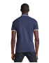 G-Star RAW Tricou 'Dunda' albastru / alb - Pled.ro