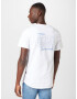 G-Star RAW Tricou albastru cobalt / alb - Pled.ro