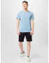 G-Star RAW Tricou albastru fumuriu - Pled.ro