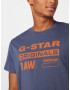 G-Star RAW Tricou albastru fumuriu / portocaliu - Pled.ro