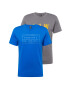 G-Star RAW Tricou albastru / gri / portocaliu - Pled.ro