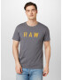 G-Star RAW Tricou albastru / gri / portocaliu - Pled.ro