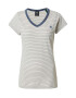 G-Star RAW Tricou 'Eyben' albastru / alb natural - Pled.ro