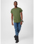 G-Star RAW Tricou 'Lash' gri / oliv - Pled.ro