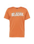 G-Star RAW Tricou maro coniac / grej / alb - Pled.ro