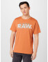 G-Star RAW Tricou maro coniac / grej / alb - Pled.ro