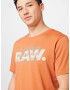 G-Star RAW Tricou maro coniac / grej / alb - Pled.ro