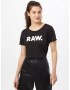 G-Star RAW Tricou negru / alb - Pled.ro