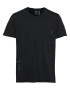 G-Star RAW Tricou negru / alb - Pled.ro