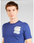 G-Star RAW Tricou 'Shadow' albastru marin / albastru deschis / alb murdar - Pled.ro