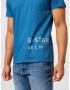 G-Star RAW Tricou 'Stencil' azuriu / gri deschis - Pled.ro