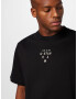 G-Star RAW Tricou 'Stencil' negru / alb - Pled.ro