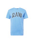 G-Star RAW Tricou 'University' albastru deschis / negru / alb - Pled.ro