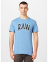 G-Star RAW Tricou 'University' albastru deschis / negru / alb - Pled.ro