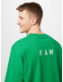 G-Star RAW Tricou verde iarbă / alb - Pled.ro