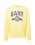 GANT Bluză de molton albastru marin / galben pastel / alb - Pled.ro