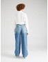 GANT Pantaloni cu cute albastru denim - Pled.ro