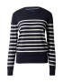 GANT Pulover 'Breton' bleumarin / alb - Pled.ro