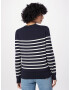 GANT Pulover 'Breton' bleumarin / alb - Pled.ro