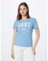 GANT Tricou albastru deschis / alb - Pled.ro