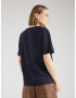 GANT Tricou albastru marin / alb - Pled.ro